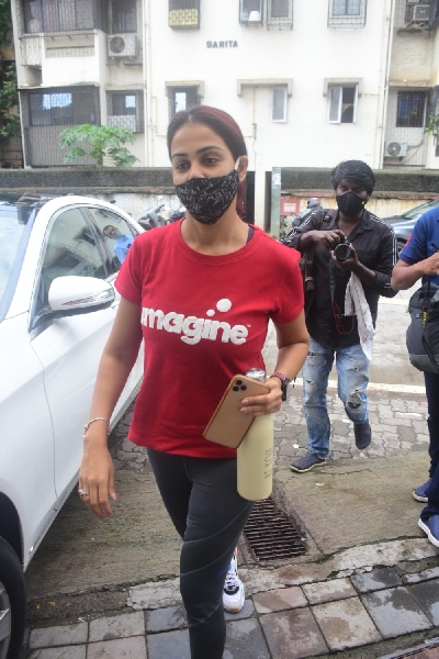 Mumbai Indian Actress Genelia D Souza Spotted At Bandra On Thursday July 15 2021 Photo Sanjay Tiwari Ians