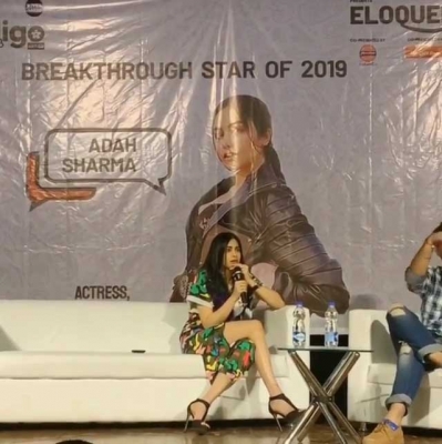 Actress Adah Sharma recently visited Indian Institute of Technology, Bombay (IIT-B) and interacted with the students there. She also took to Instagram and posted a couple of pictures and videos from her session.