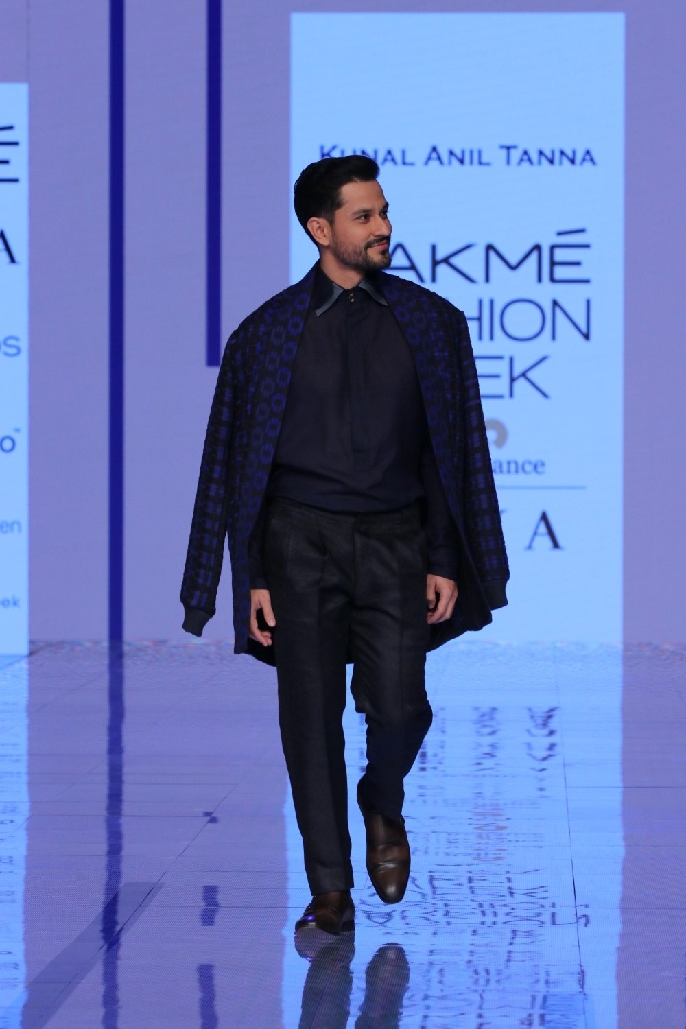 Mumbai: Actor Kunal Khemu walks the ramp showcasing the creation of fashion designer Kunal Anil Tanna at the Lakme Fashion Week Summer/Resort 2020 grand finale, in Mumbai on Feb 16, 2020. (Photo: IANS)