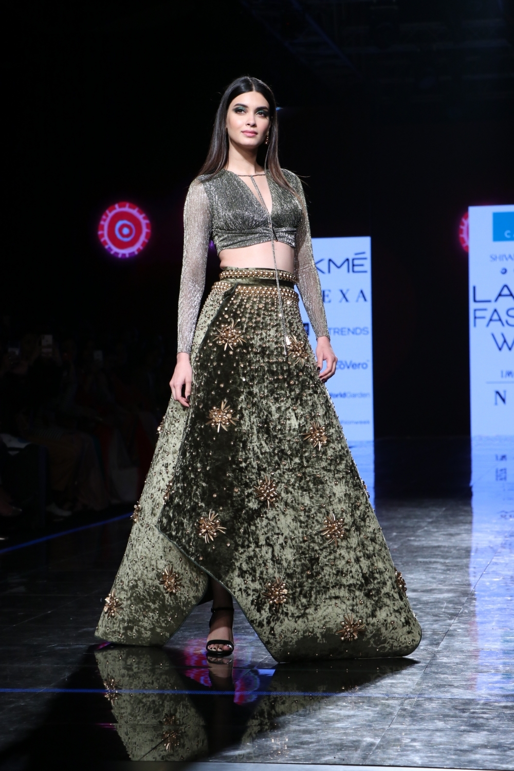 Mumbai: Actress Diana Penty walks the ramp for fashion designers Shivan & Narresh on Day 4 of the Lakme Fashion Week Summer/Resort 2020, in Mumbai on Feb 14, 2020. (Photo: IANS)