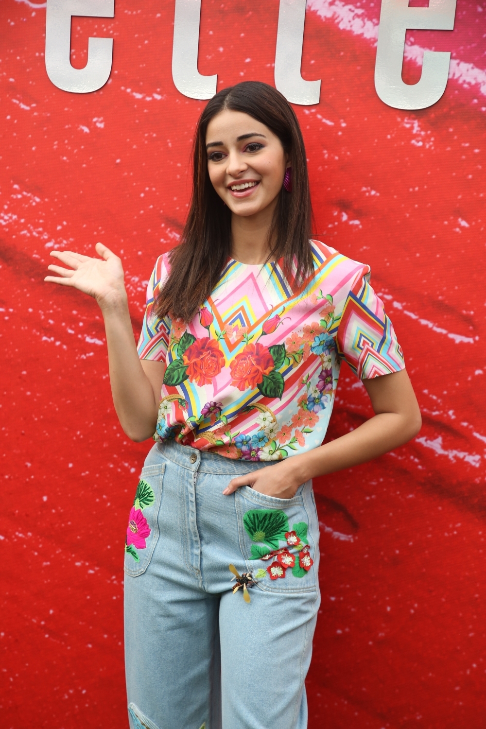 Mumbai: Actress  Ananya Panday  discussion with  fashion designer  Anaita Shroff on the Lakme Fashion Week Summer/Resort 2020, in Mumbai on Feb 12, 2020. (Photo: IANS)