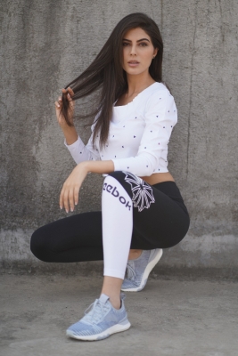 For Elnaaz Norouzi, athleisure is the way to go.