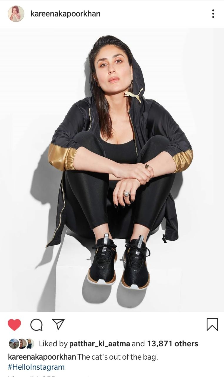 Kareena Kapoor joins Insta, receives warm welcome from netizens.