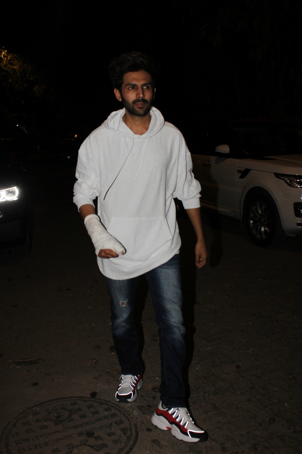 Mumbai: Actor Kartik Aaryan at the screening of the upcoming film "Angrezi Medium" in Mumbai on March 8, 2020. (Photo: IANS)