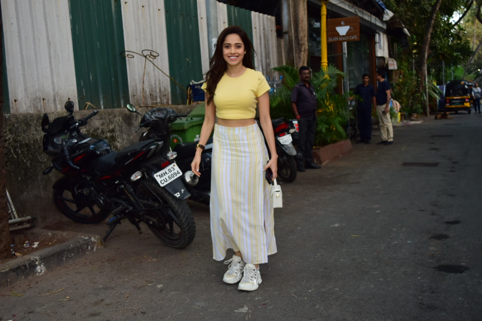 Mumbai: Actress Nushrat Bharucha seen at Mumbai's Juhu on March 8, 2020. (Photo: IANS)