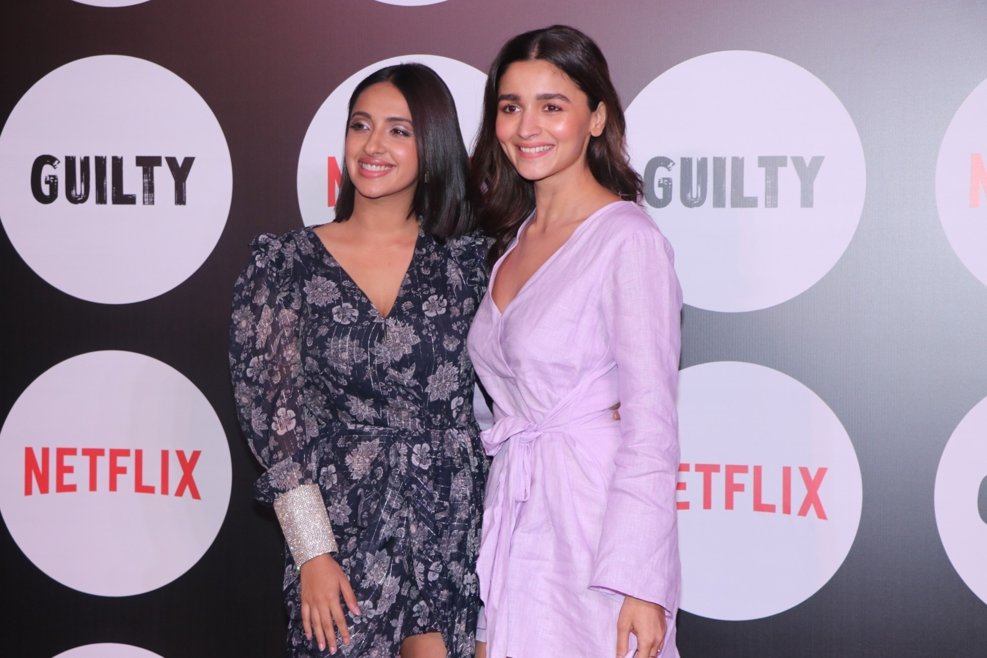 Mumbai: Actors Akansha Ranjan and Alia Bhatt at the screening of the upcoming web film "Guilty" in Mumbai on March 4, 2020. (Photo: IANS)