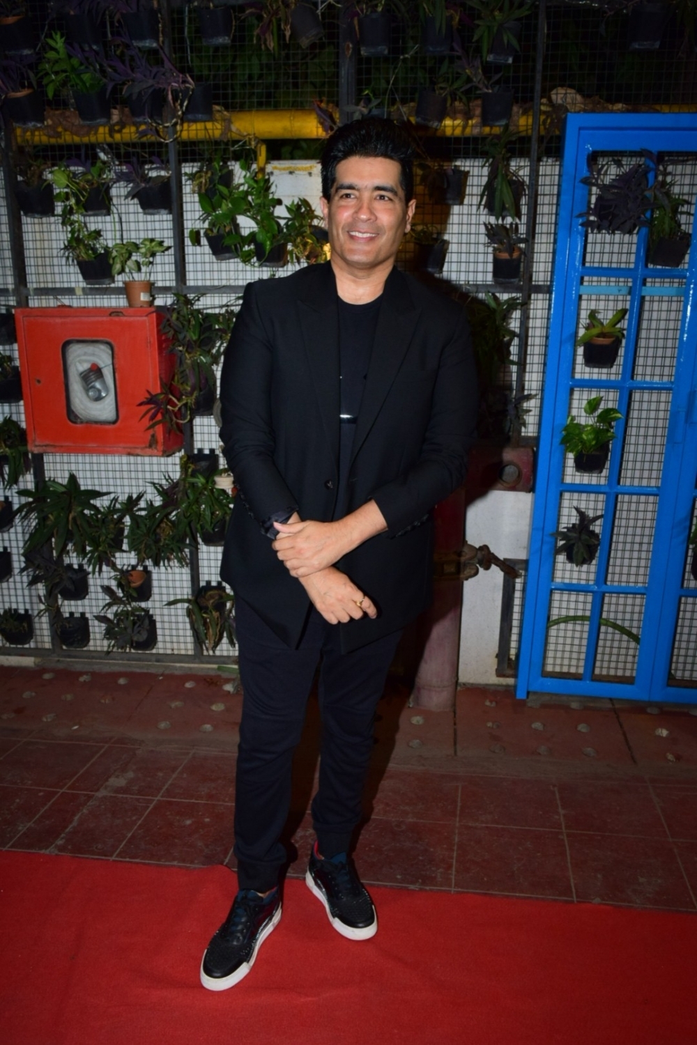 Mumbai:  Fashion designer Manish Malhotra the success party of short film "Devi" in Mumbai on March 12, 2020. (Photo: IANS)