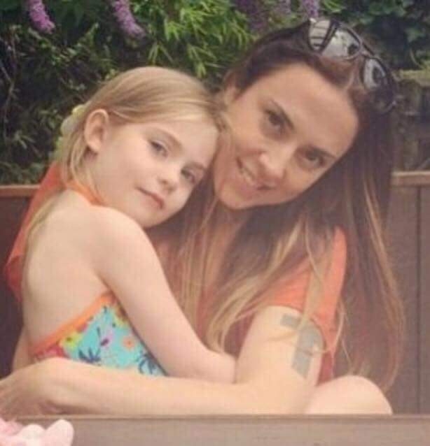 Spice Girls star Melanie C with her daughter Scarlet Starr.