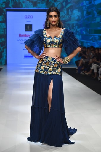 Mumbai: Actress Diana Penty walks the ramp for fashion label Aza on Day 3 of the Bombay Times Fashion Week, in Mumbai on March 15, 2020. (Photo: IANS)