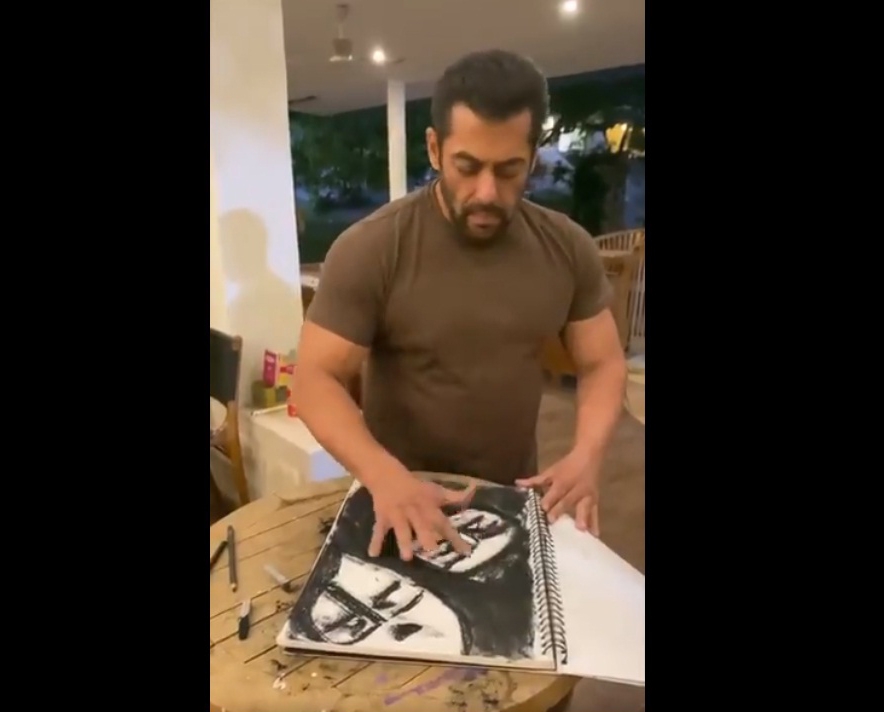 COVID-19 effect: Salman Khan sketches and hums 'Kaho Na Pyaar Hai'.