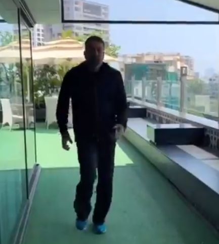 Sanjay Dutt all for 'staying fit' during quarantine time.