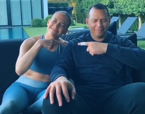 Jennifer Lopez, Alex Rodriguez get VIP access to gym closed to public.