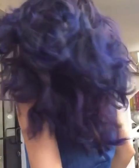 Taapsee Pannu shares throwback video of her blue-purple hair.