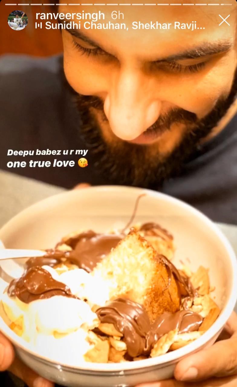Deepika turns 'masterchef' for hubby Ranveer.