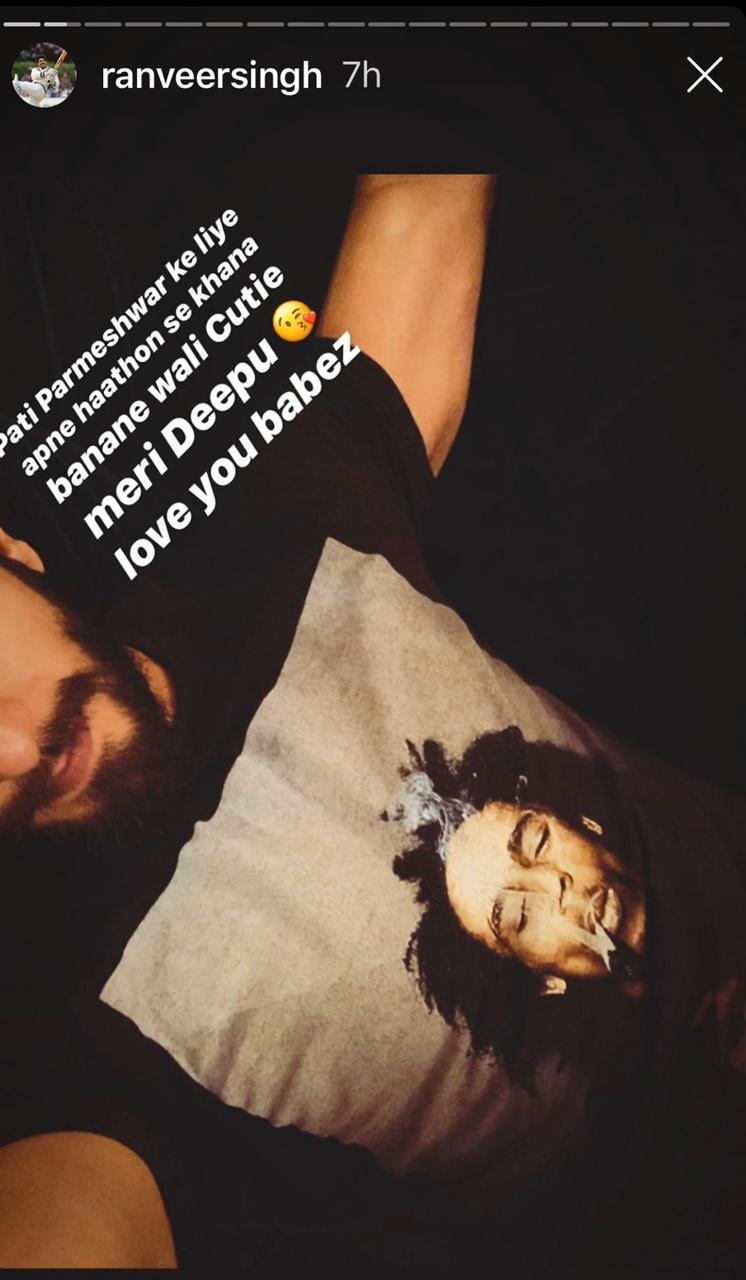 Deepika turns 'masterchef' for hubby Ranveer.