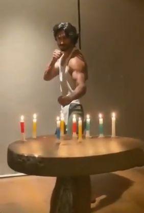 Vidyut Jammwal uses ancient martial art to light and put out his candles.