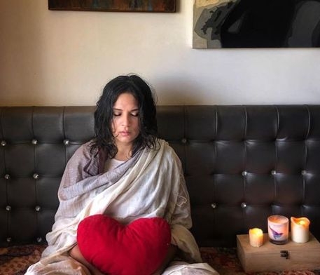 Lockdown diaries: Richa Chadha takes up meditation.