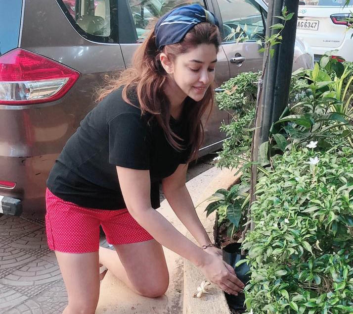 Lockdown diaries: Payal Ghosh learns gardening.