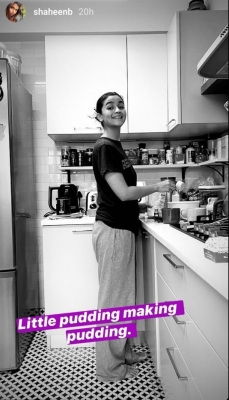 Lockdown diaries: Alia Bhatt the baker dishes out a cute kitchen pic.