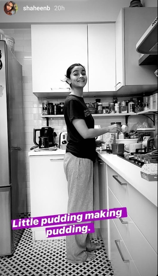 Lockdown diaries: Alia Bhatt the baker dishes out a cute kitchen pic.