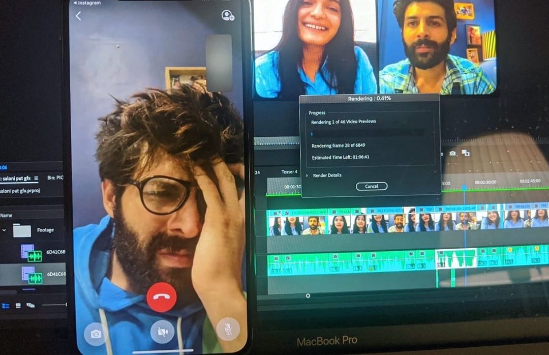 Kartik struggles to render a video, offers Rs 2 lakh to fan for help.