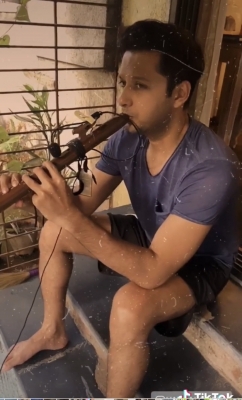 Lockdown diaries: Vatsal Sheth always wanted to learn playing flute.