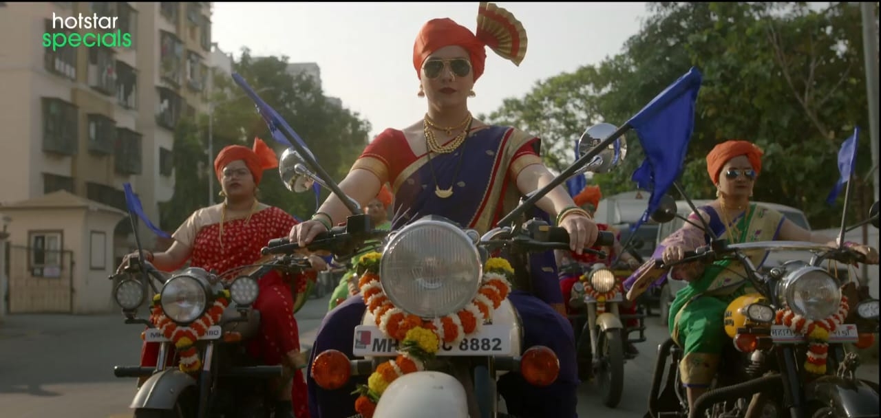 Lara Dutta: Was nervous to ride a bike in a sari.