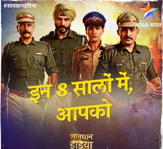 Savdhaan India' completes 8 years.
