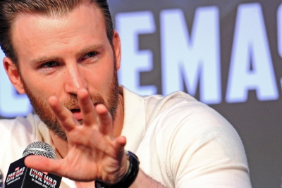 Actor Chris Evans. (File Photo: Xinhua/Then Chih Wey/IANS)