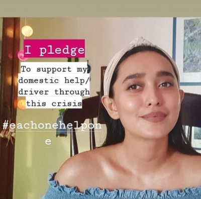 Sayani Gupta pledges to support domestic help, driver amid COVID-19 pandemic.