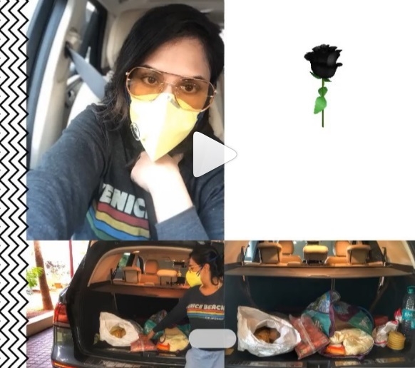 Richa makes educational videos about COVID-19 for her staff.