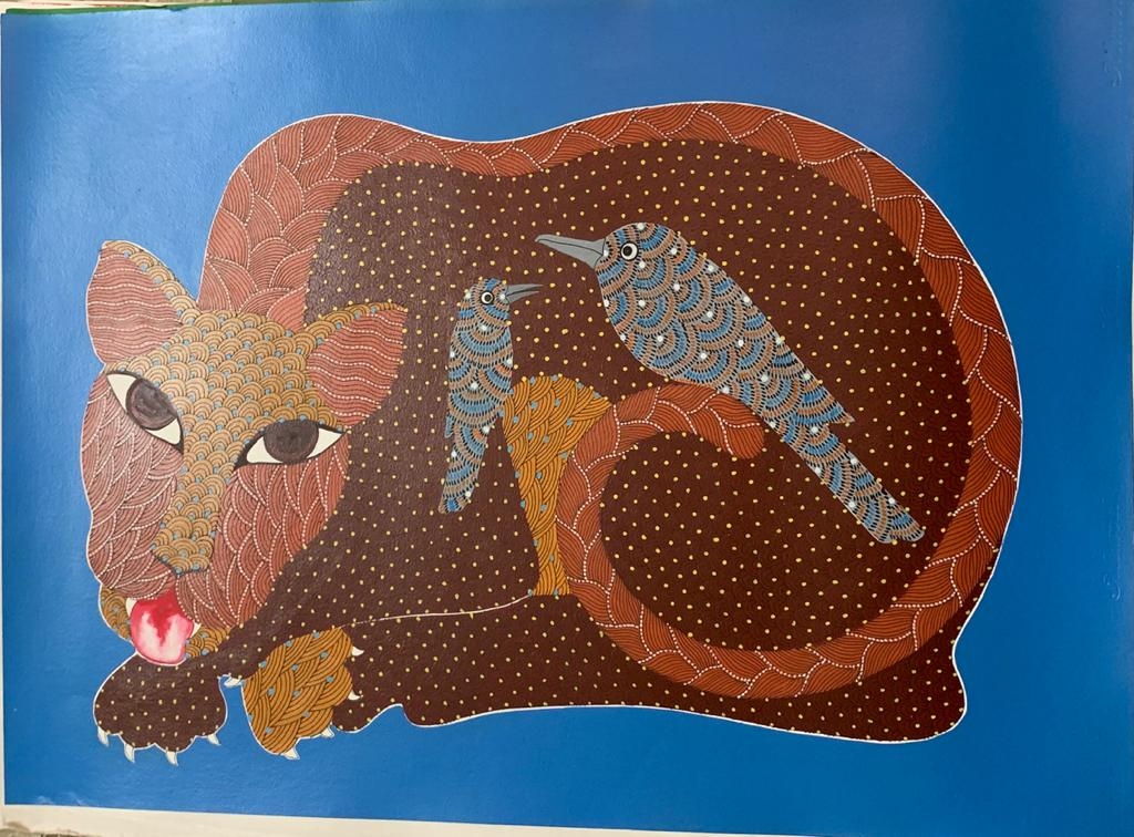 Artist Venkat Singh Shyam's work on the world of flora, fauna.