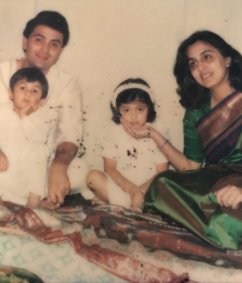 Throwback Thursday: Cute little Ranbir sits in Rishi Kapoor
