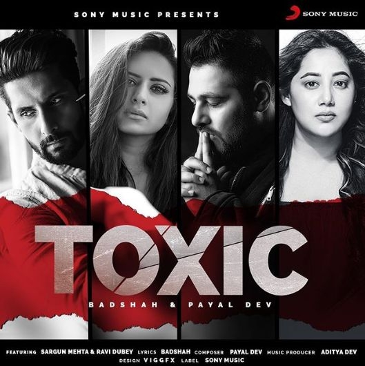 Badshah's new single 'Toxic' stars Sargun Mehta, Ravi Dubey.
