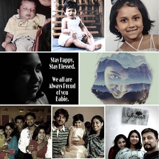 Kichcha Sudeep on daughter's b'day: Stay happy, stay blessed.