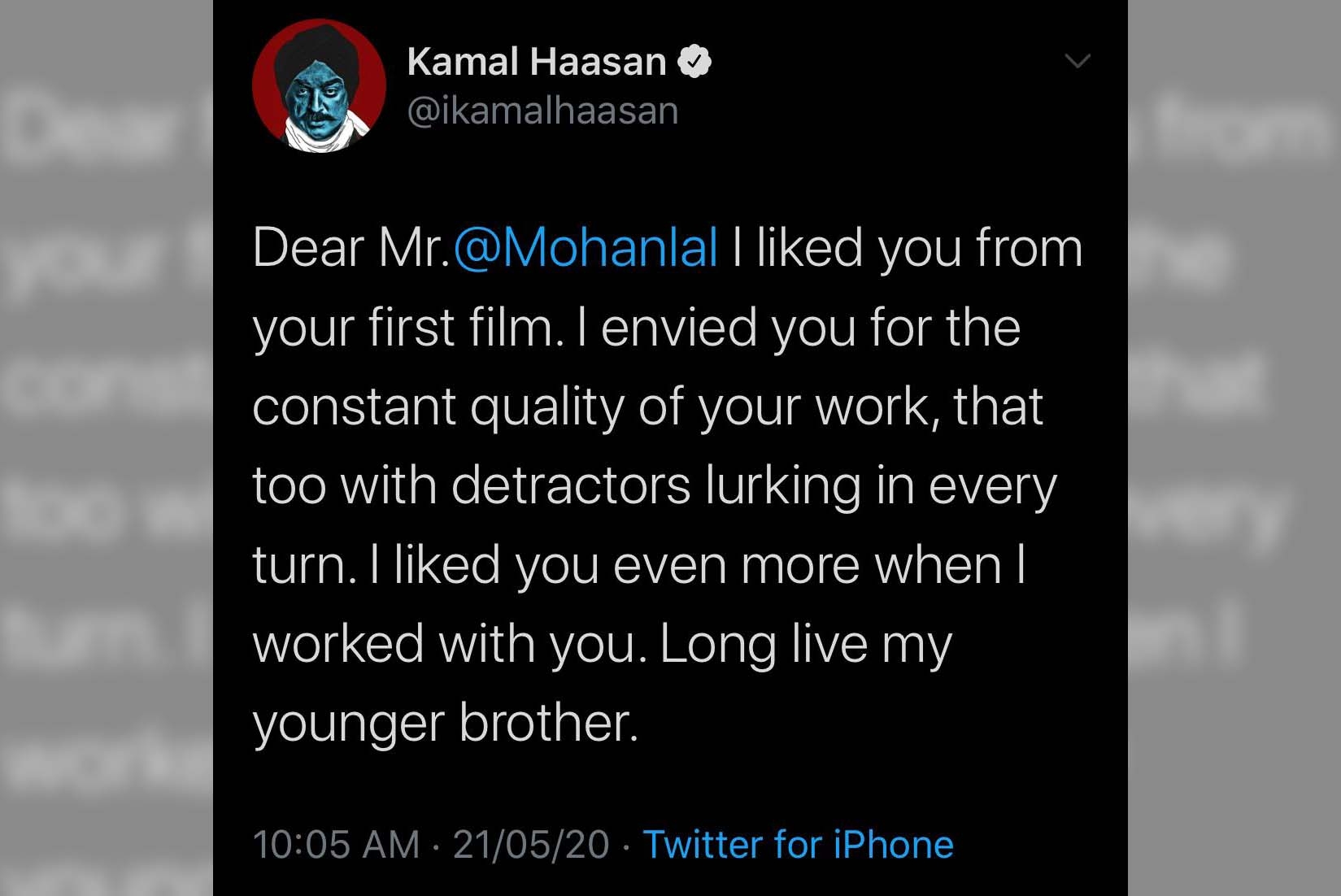 When Kamal Haasan 'envied' Mohanlal.