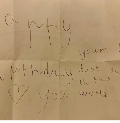 Suhana Khan gets cute birthday card from kid brother AbRam.