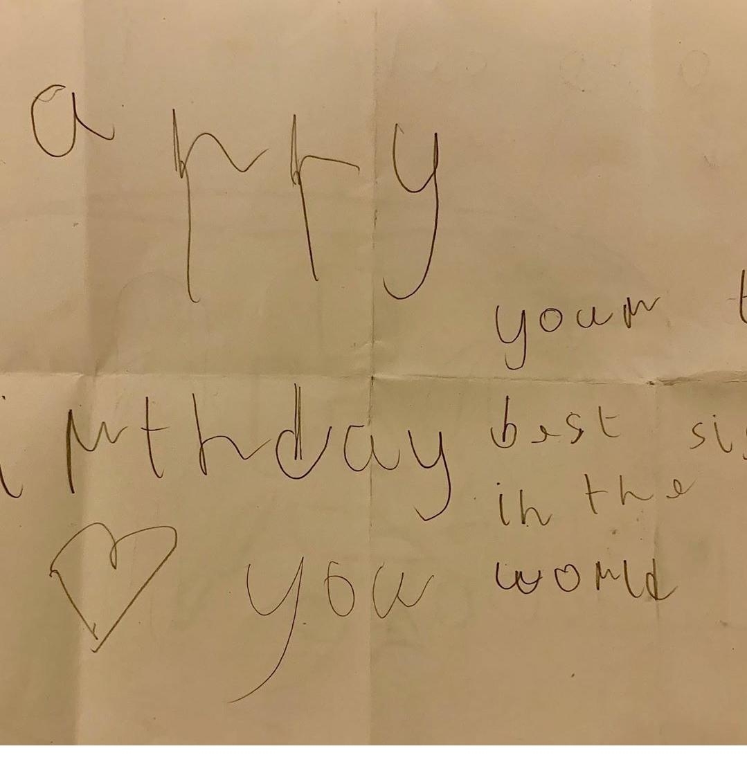 Suhana Khan gets cute birthday card from kid brother AbRam.
