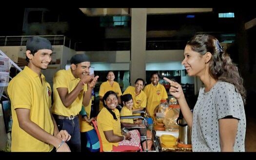 Milli Cafe founder Alima Alam with her employees.