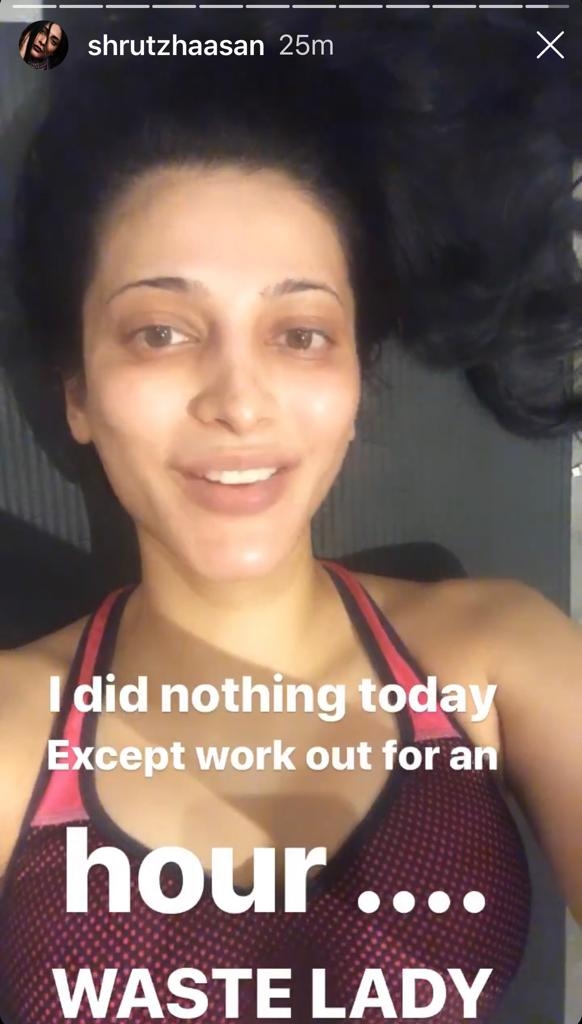 Shruti Haasan calls herself 'waste lady'.