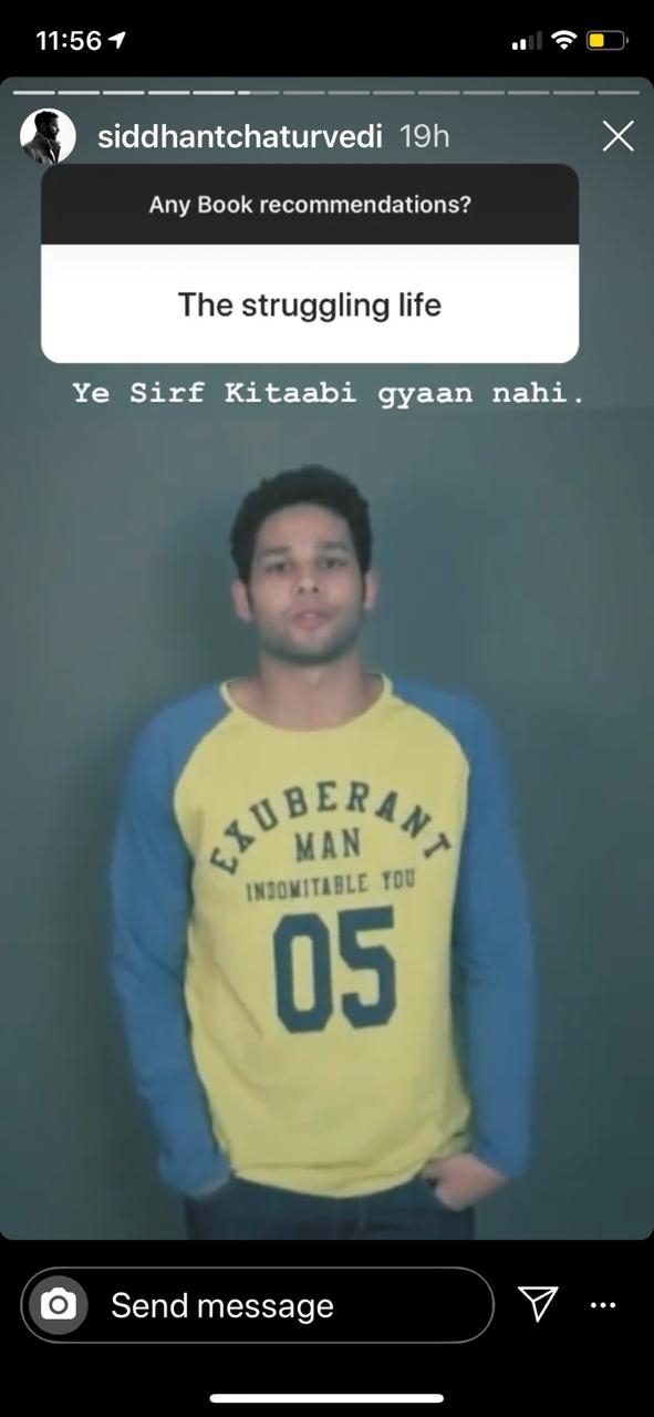 Siddhant Chaturvedi: Will write book on acting after 10-15 years.
