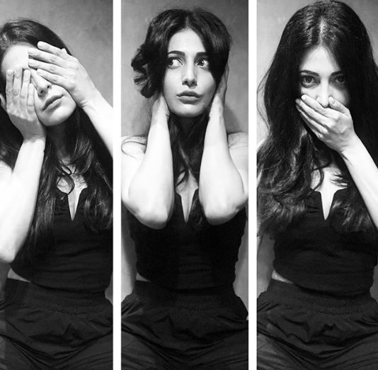 Shruti Haasan seeks out good vibes.