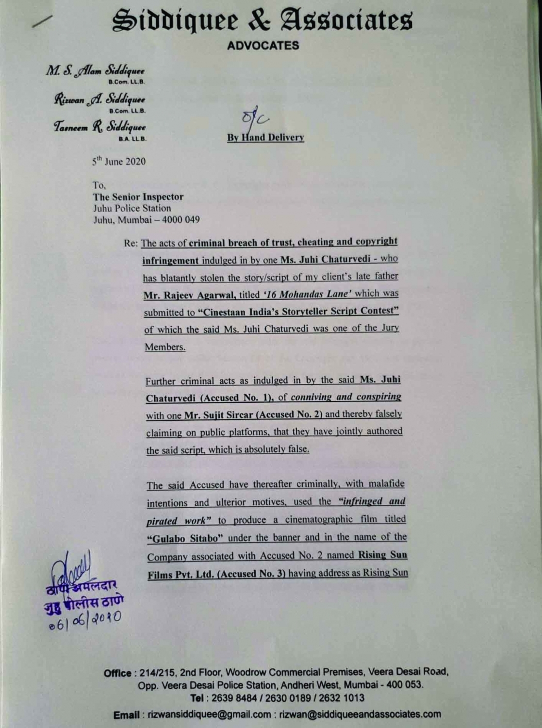 'Gulabo Sitabo' script accused of plagiarism, makers trash legal notice.