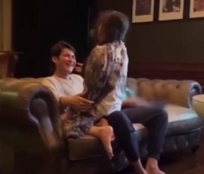 Mahesh Babu's 'time for a tongue twister' with daughter.