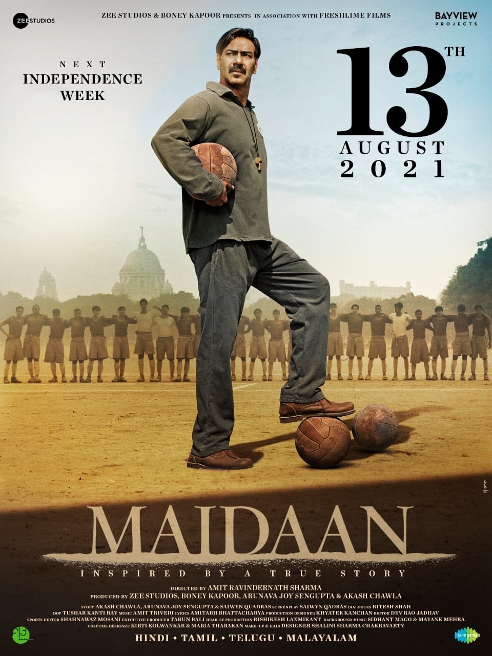Ajay Devgn's 'Maidaan' to release in theatres on August 13 next year.