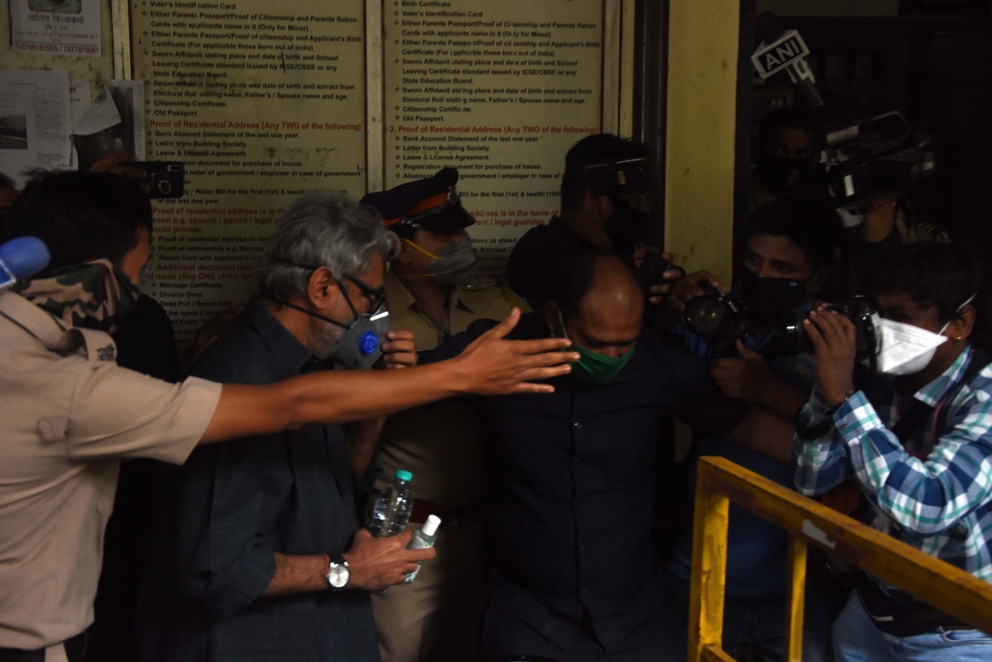 Mumbai: Filmmaker Sanjay Leela Bhansali arrives at the Bandra Police Station to record his statement in connection with actor Sushant Singh Rajput's death, in Mumbai on July 6, 2020. As per reports, late actor Sushant was approached by Bhansali for his 2013 film "Goliyon Ki Rasleela: Ram-Leela". However, Sushant could not take up the offer reportedly due to his contract with a production house. Later Ranveer Singh was signed for the role. The female lead was played by Deepika Padukone and the film turned out to be a superhit. (Photo: IANS)