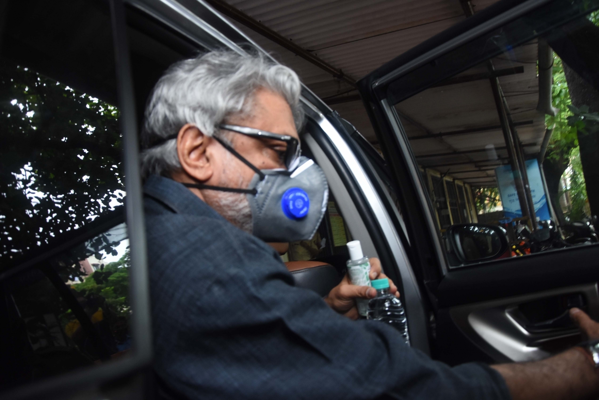 Mumbai: Filmmaker Sanjay Leela Bhansali arrives at the Bandra Police Station to record his statement in connection with actor Sushant Singh Rajput's death, in Mumbai on July 6, 2020. As per reports, late actor Sushant was approached by Bhansali for his 2013 film "Goliyon Ki Rasleela: Ram-Leela". However, Sushant could not take up the offer reportedly due to his contract with a production house. Later Ranveer Singh was signed for the role. The female lead was played by Deepika Padukone and the film turned out to be a superhit. (Photo: IANS)
