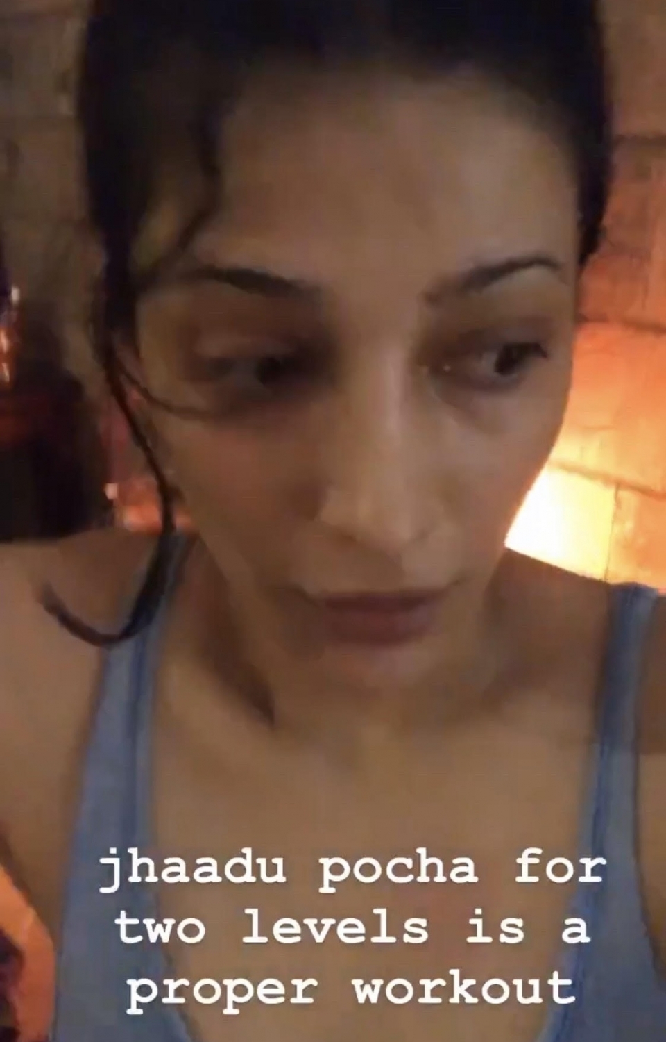 Shruti Haasan: 'Jhaadu pocha is a proper workout'