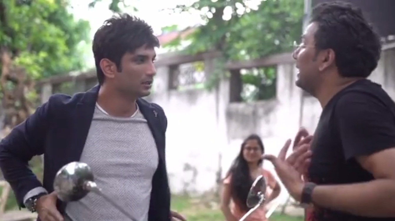 Sushant Singh Rajput's behind the scenes.