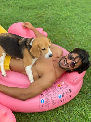 Vidyut Jammwal enjoys a spa day. (Photo: Sugandha Rawal IANS)